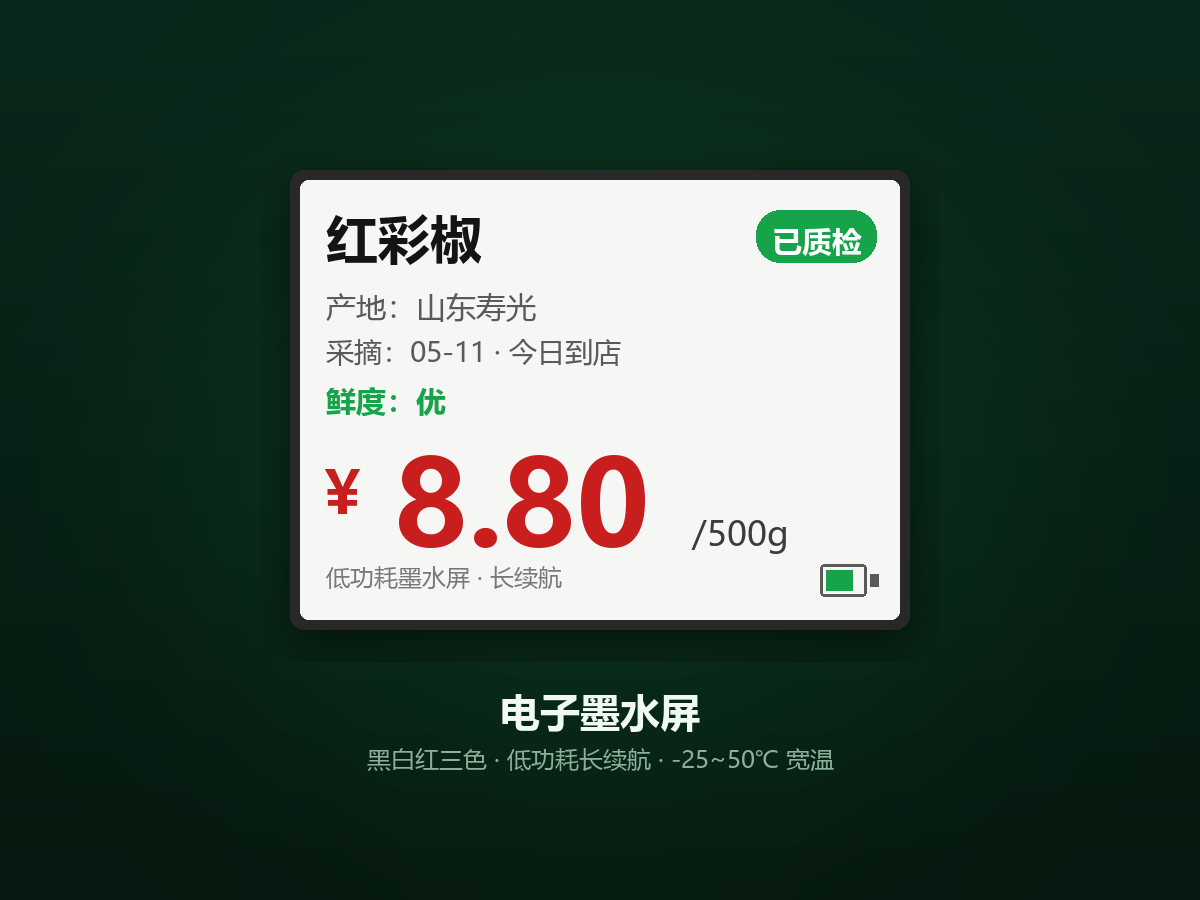 电子墨水屏价签